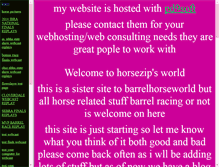 Tablet Screenshot of horsezipsworld.com